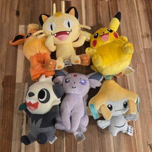 Pokémon Stuffed/plush Toys/animals (6)